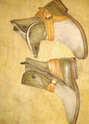 37р-24/5-25 см кожа ботинки a.s 98 легендарная стильная обувь7 фото