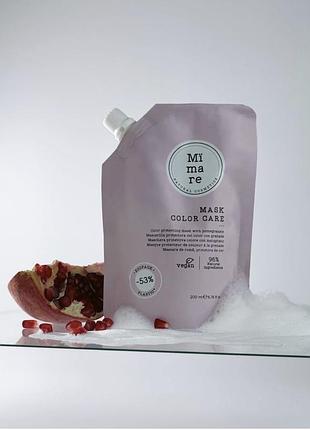 Mimare color care mask маска для захисту кольору з гранатом