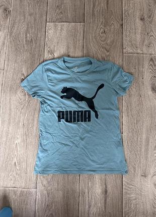 Футболка ,теніска, puma розмір с мятного кольору