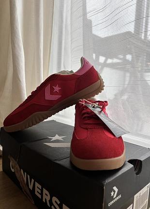 Кросівки червоні унісекс converse 40р / run star trainer