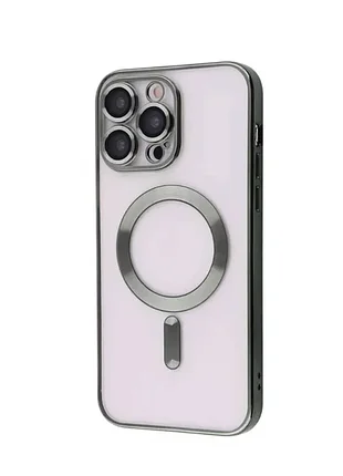 Чохол metal matte case with magnetic ring iphone 13 pro (dark green) м00198