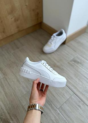 Сша! оригинальные женские кроссовки puma carina lift 374225-07 кеды новое состояние деми
