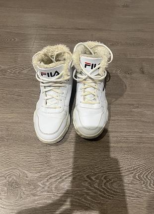 Зимові кросівки fila на хутрі, оригінал