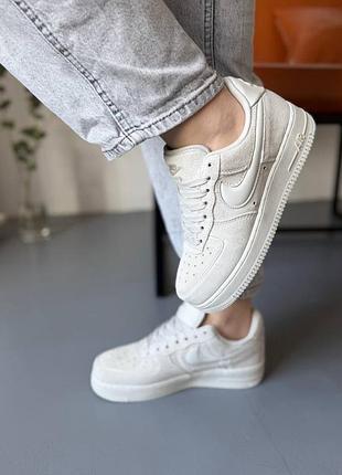 Кроссовки nike air force 1 low '07 grey wolf
