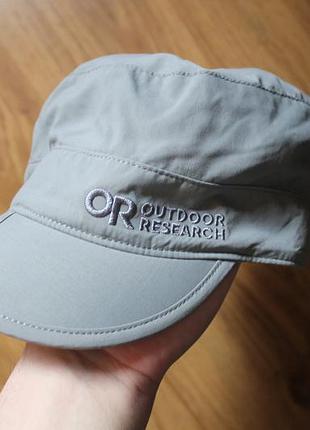 Унисекс кепка бейсболка нейлон гибкая на большую голову outdoor research radar pocket cap pewter