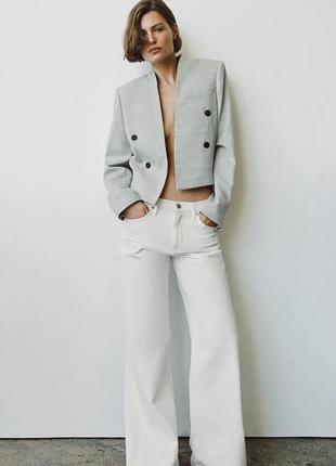 Джинсы zw collection wide leg с низкой посадкой