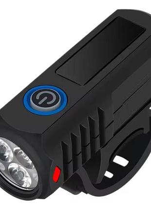Велосипедный передний фонарь usb hw-2288