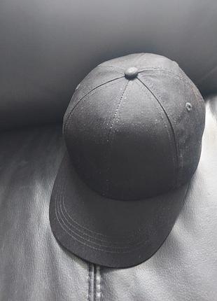 Дитяча чорна базова бавовняна бейсболка h&m