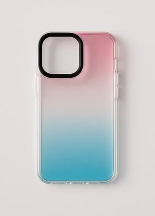 Чохол rainbow skin iphone 13 pro (blue/pink) м00207