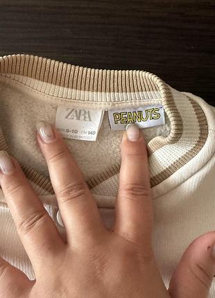Бомбер утеплений zara снупі