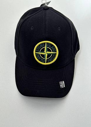 Мужская кепка stone island стоун айланд чёрная