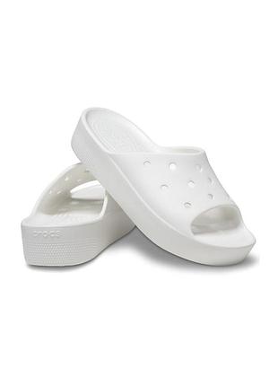 Женские шлепанцы crocs classic platform slide