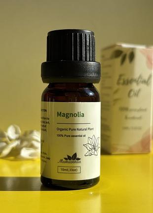 Натуральные эфирные масла цветочные и травяные ароматы mumianhua для ароматерапии, 10 мл магнолія