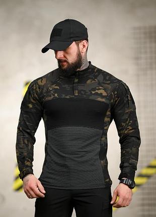Тактическая рубашка убакс assault black mtk вт4624