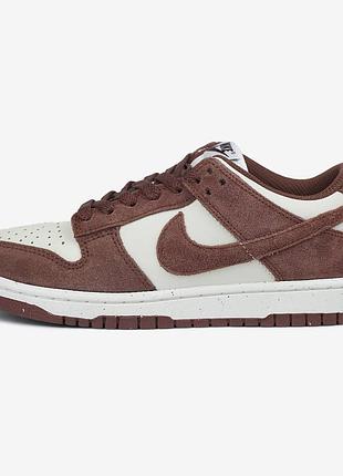 Жіночі кросівки nike sb dunk low next nature brown beige
