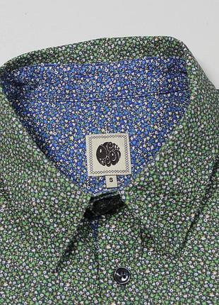 Симпатична приталена / slim fit сорочка в квітковий / floral принт від pretty green