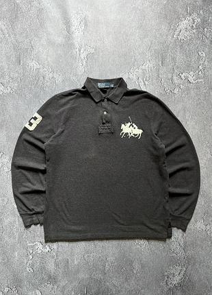 90x vintage винтаж винтажное регби регбийка polo ralph lauren chief keef old money big pony striped big logo поло ральф лаурен лоурен биг лого l