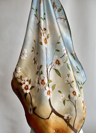Хустина натуральна шовкова 53*53 см
