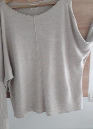 Tom taylor 
knit structure  batwing 
м
женский свитер модели 1037737 с рукавами,летающая мышь" идеальное состояние, ( состояние нового)