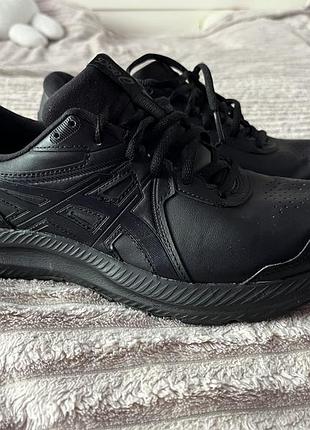 Чоловічі кросівки  чорні asics gel contend 42 розмір