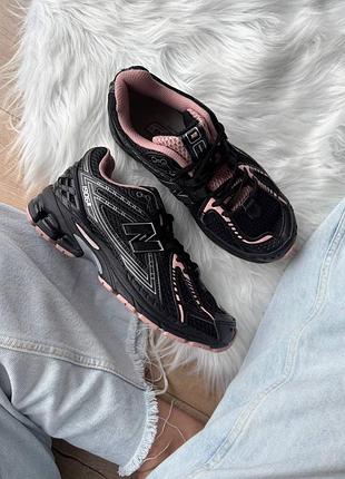 Стильные женские кроссовки new balance 1906r eclipse pink taffy black