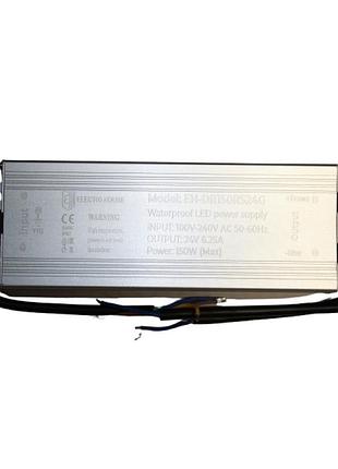 Led драйвер 150вт 24в, серия ip67 pro