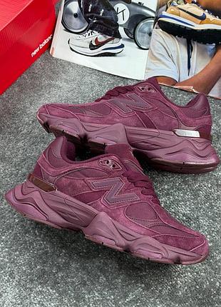 Жіночі кросівки new balance 9060 burgundy