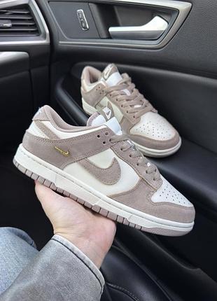 Жіночі кросівки nike dunk low sail beige