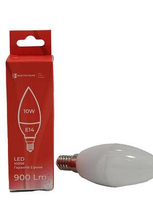 Led лампа с37 10вт e14 4100к 900 лм 165-265 в