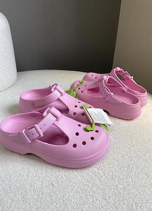 Рожеві крокси , розові crocs , сандалі