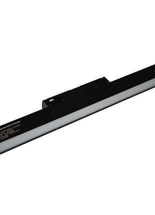 Led светильник трековый магнитный magnetic light с рассеивателем 12вт 3000k 1020 лм, черный