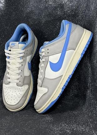 Чоловічі оригінальні шкіряні сірі кросівки fn7488-133 nike dunk low athletic departmen