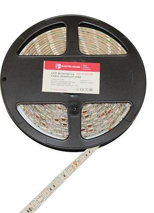 Led фитолента 12вт 12в smd5050 60 диодов, красный+синий, серия externum ip65, гарантия 3 года