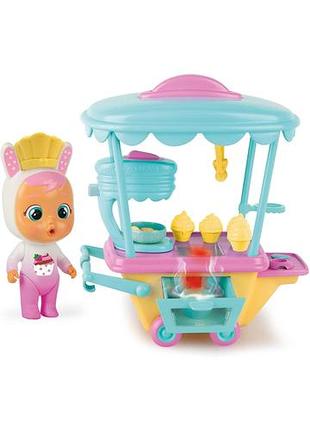 Ігровий набір cry babies magic tears coney's bakery cart твізок для випічки коні (80867)