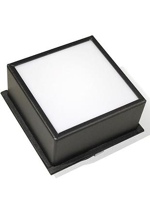 Led светильник grilliato черный, 7вт/12вт, 4100к, нейтральный белый, 100лм