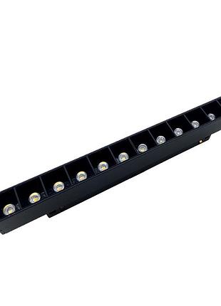 Led светильник трековый магнитный magnetic light 12вт 4000к 1020лм, черный