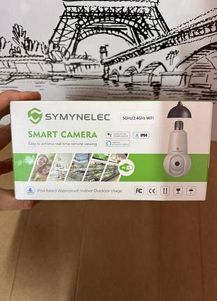Камера безпеки symynelec z8, яка встановлюється безпосередньо у патрон для лампочки