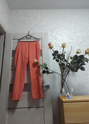 Льняні ошатні брюки