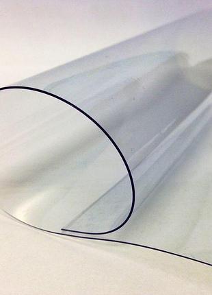 М'яке скло прозора силіконова скатертина на стіл soft glass захист для меблів 1.0х1.9м (товщина 1.5мм)