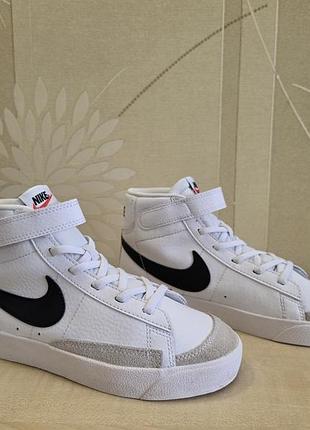 Детские кроссовки nike blazer mid 77 оригинал р.34
