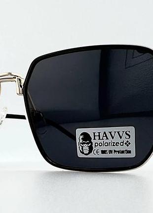 Сонцезахисні чоловічі окуляри havvs hv68088 с з поляризацією, коричневі