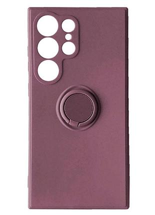 Чохол fiji holder ring для samsung galaxy s24 ultra (s928) бампер з кільцем підставкою marsal