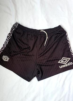 Шорти спортивні umbro pro training 90", football vintage retro 40" old school