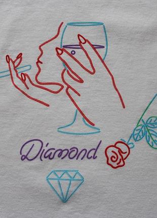 Классная оригинальная футболка с принтом от diamond supply co. (made in ausa)