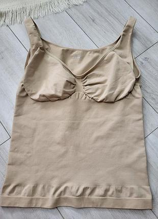 Корегуюча бежева майка  xxxl, 3xl