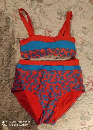 Супер модний красивий ефектний яскравий купальник на дівчинку-підлітка або дівчину