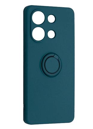 Чехол fiji holder ring для xiaomi redmi note 13 pro бампер с кольцом подставкой blue