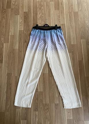 Брюки dries van noten 100% шовк