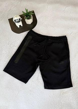 Шорти  nike tech fleece black