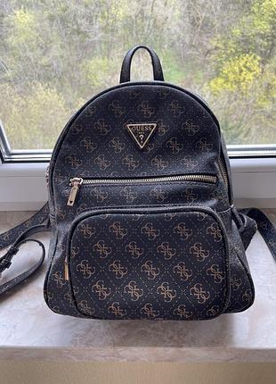 Рюкзак guess коричневий оригінал